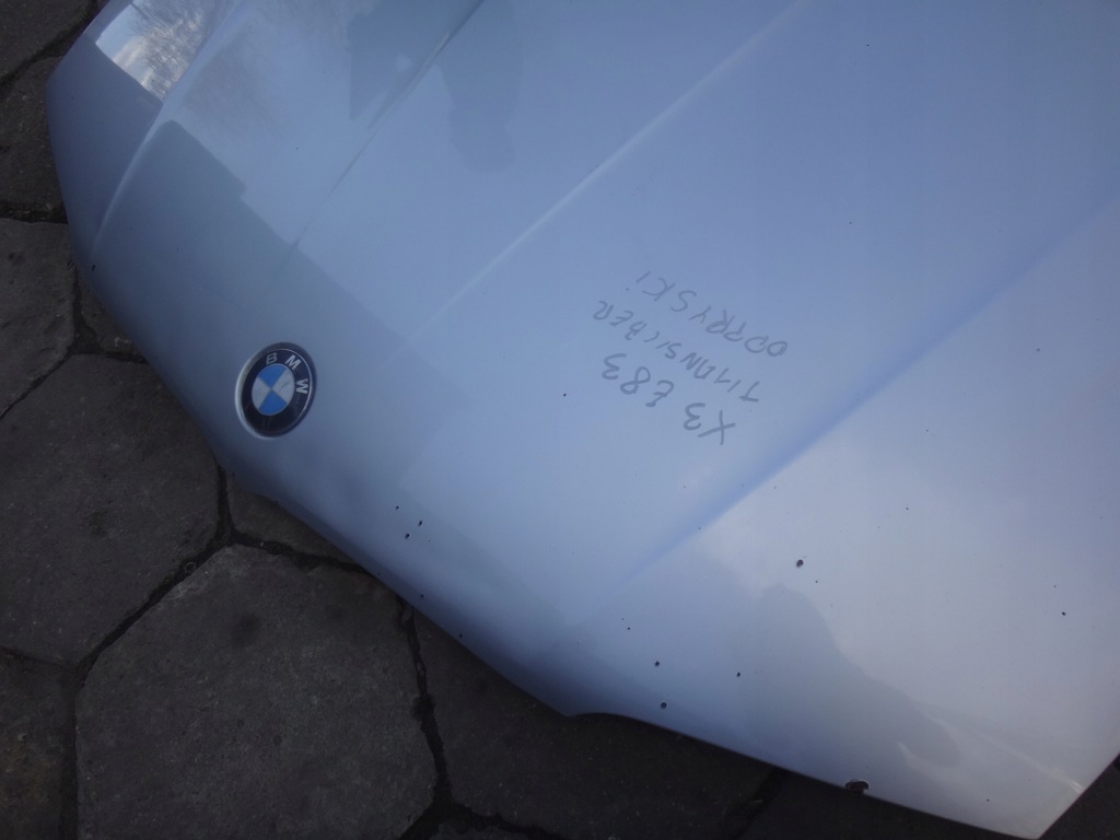 фото №11, Капот кришка двигуна bmw x3 e83 titansilber