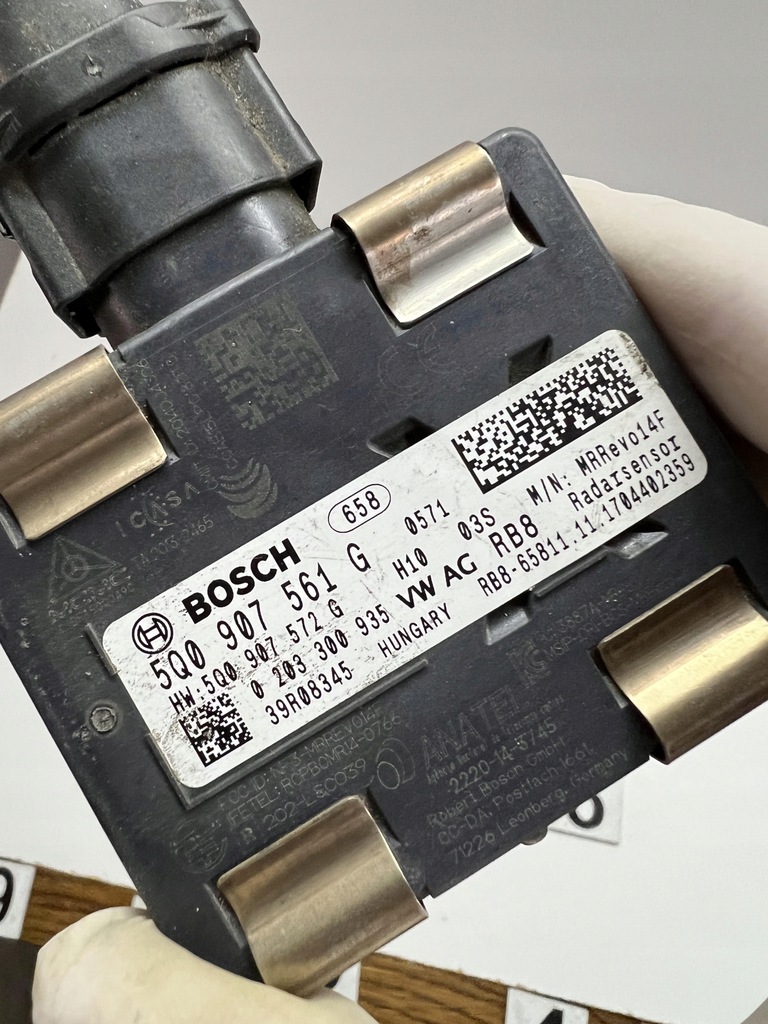 фото №5, Радар disctronic vw golf passat 5qf907561g