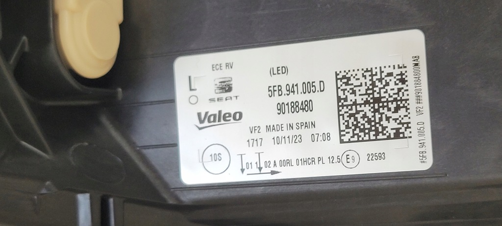 фото №12, Лампа левая перед led seat leon iv 5fb 2020- 5fb941005d