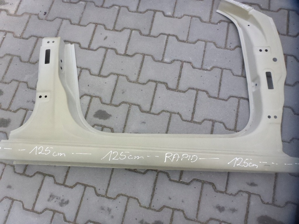 фото №4, Skoda rapid порог блок двигателя рама правый новый оригинал