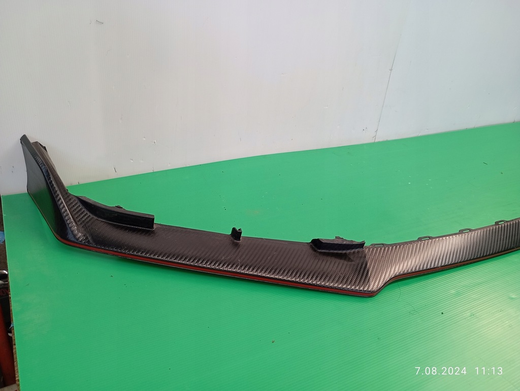 фото №2, Спойлер бампера передний накладка dół honda civic x type-r перед org