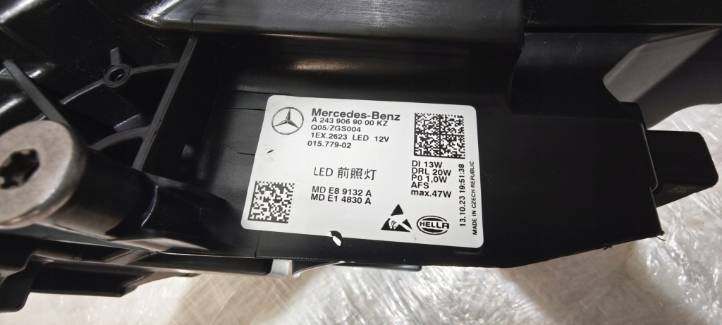 Фара правий перед mercedes eqa eqb w243 led high performance Оригінал