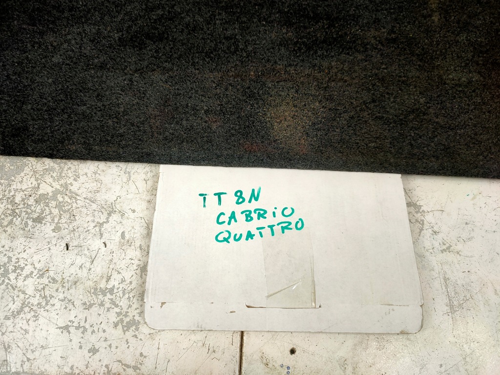 фото №5, Обшивка багажника audi tt 8n cabrio quattro