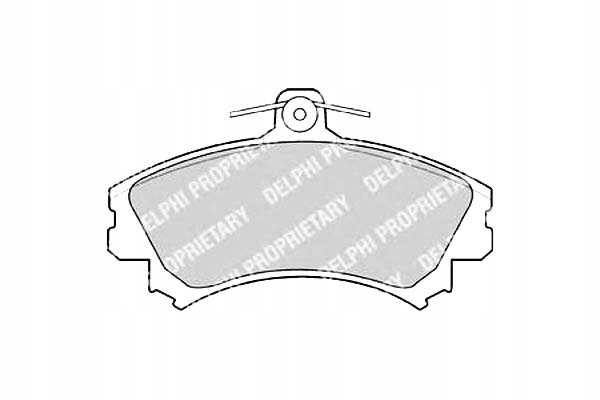 фото №1, Delphi тормозные колодки тормозные mitsubishi carisma