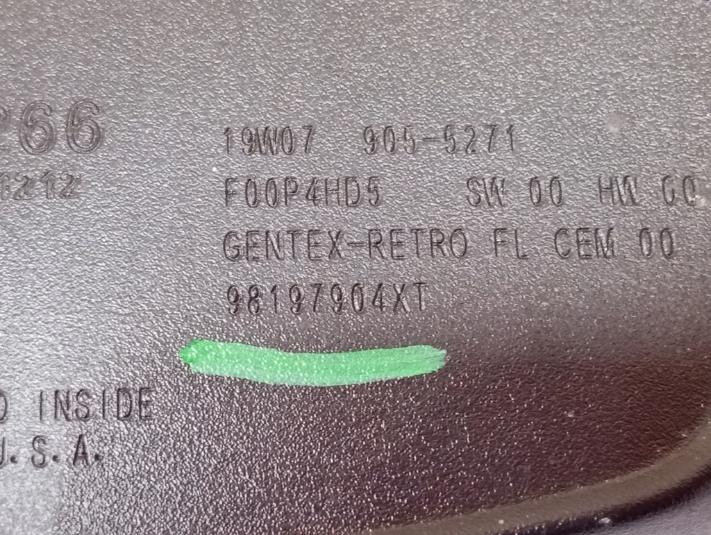 фото №6, Дзеркало заднього виду внутрішнє peugeot 2008 98197904xt