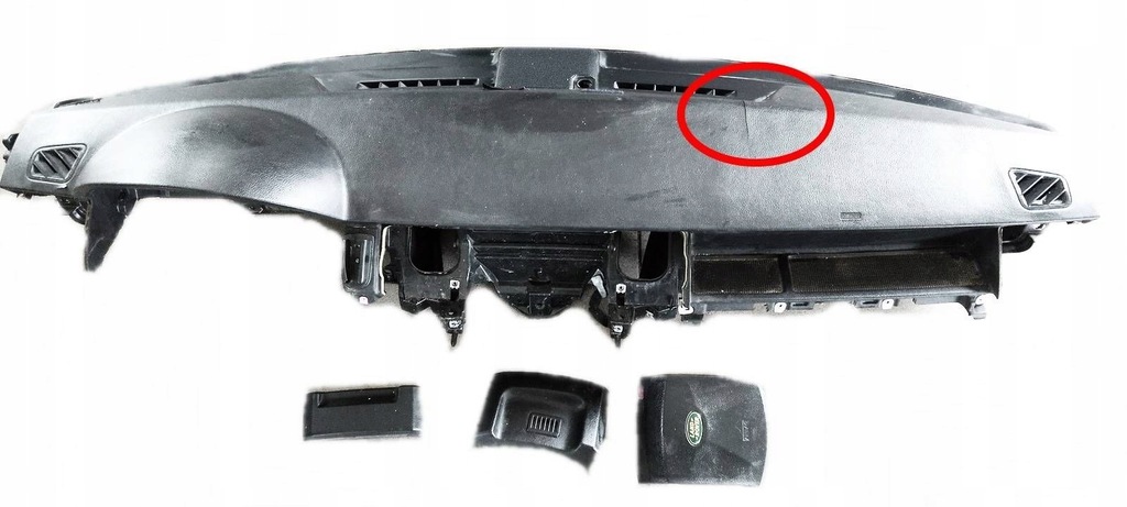фото №7, Land rover discovery iii 3 консоль панель приладів приладова air bag