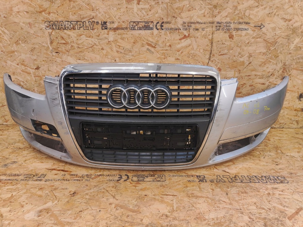 фото №1, Audi a6 c6 04-08 бампер перед решётка радиатора
