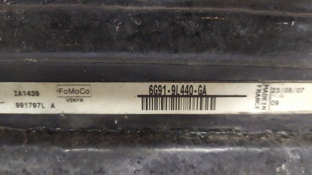 Ford mondeo mk4 2.5 turbo радиатор интеркулер 6g91-9l440-ga в Украине
