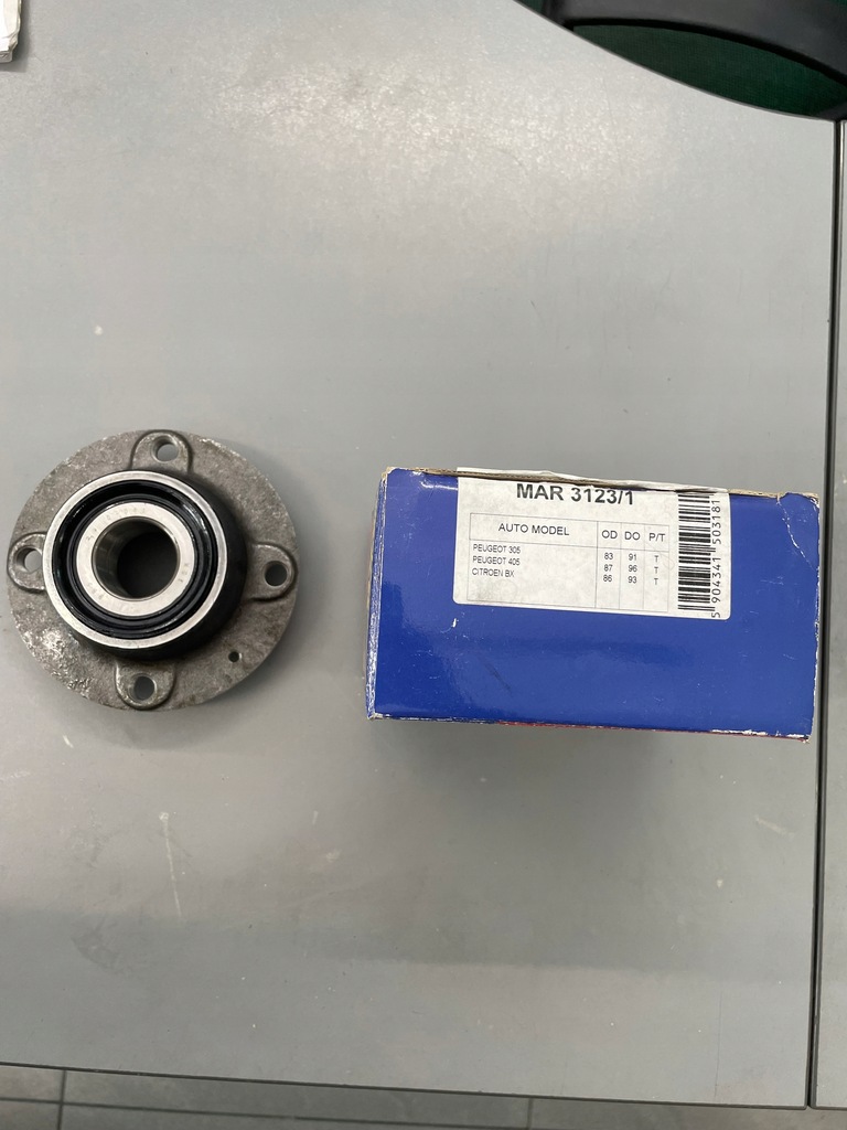 фото №1, Ступица колеса задняя peugeot 405 ii 3123/1