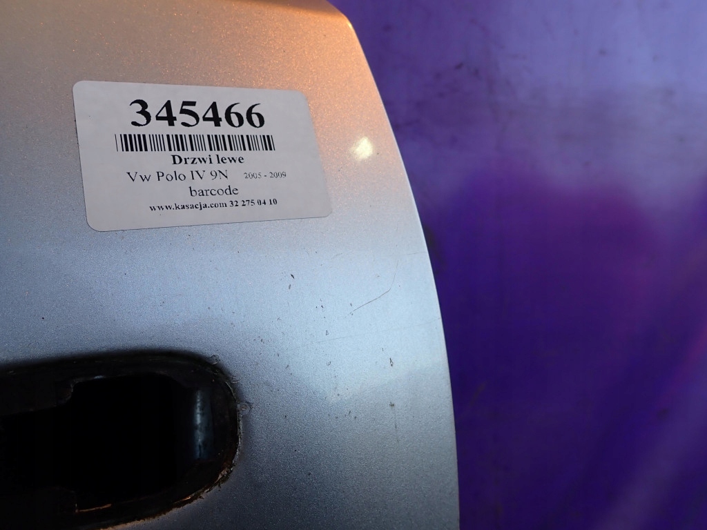 фото №8, Vw polo iv 9n 3d двері ліва