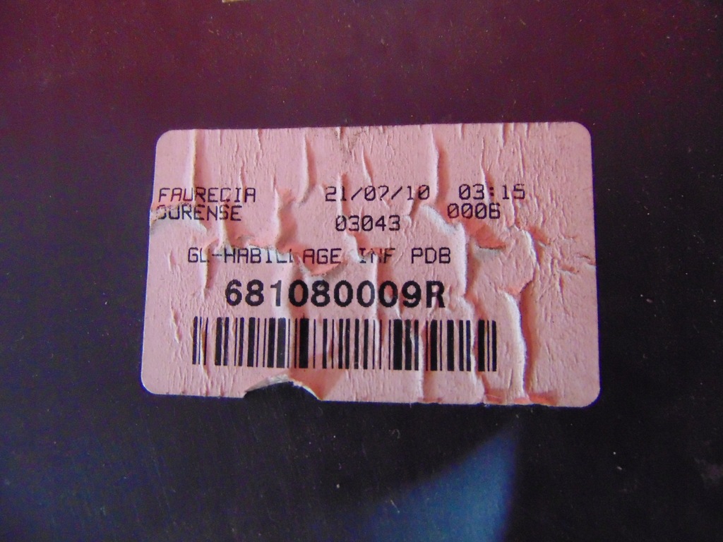 фото №8, Renault megane 3 iii бардачок пасажира світлий szary europa