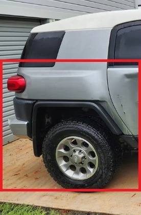 фото №1, Toyota fj cruiser крыло четверть кузов задняя задний правый подкрылок