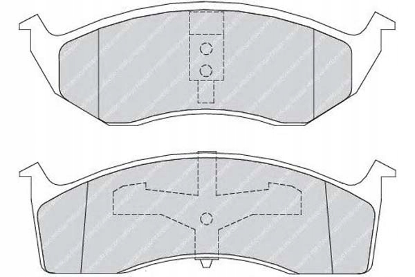 фото №1, Ferodo гальмівні колодки гальмівні з замком chrysler 300 m