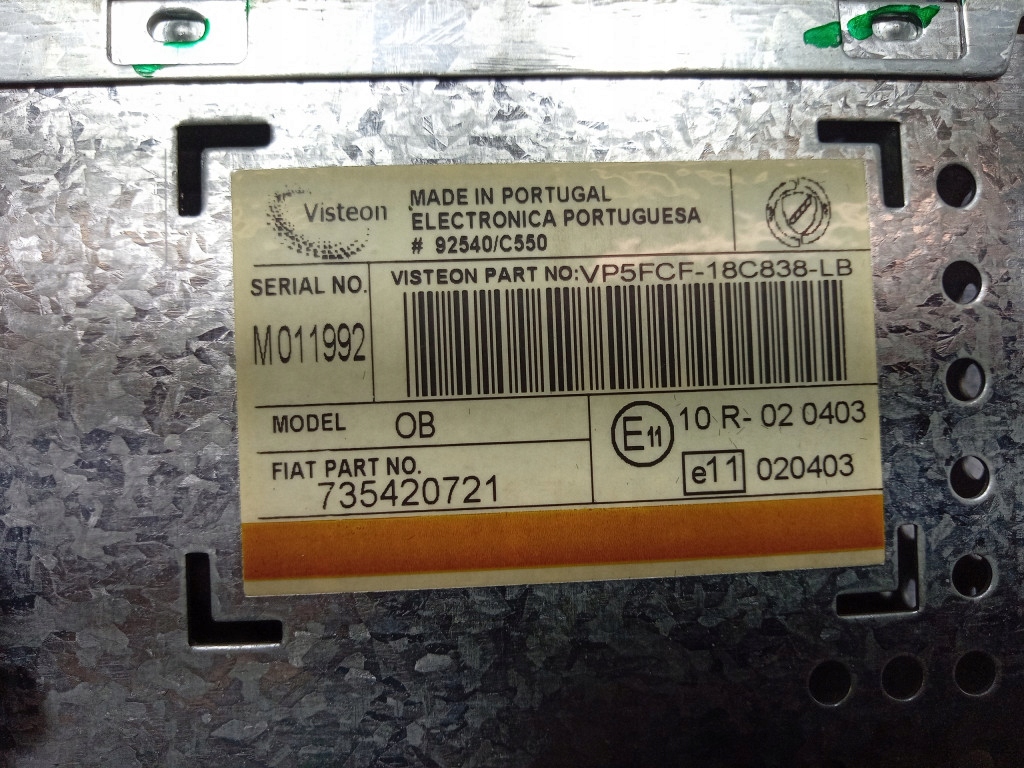 фото №6, Fiat stilo радио cd заводской 735420721