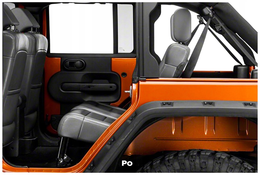фото №12, Bezinwazyjny набір розвал сидіння jeep wrangler jk 2007-2018 4 двері