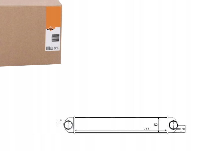 Купити Nrf 30512 радіатор повітря наддувний