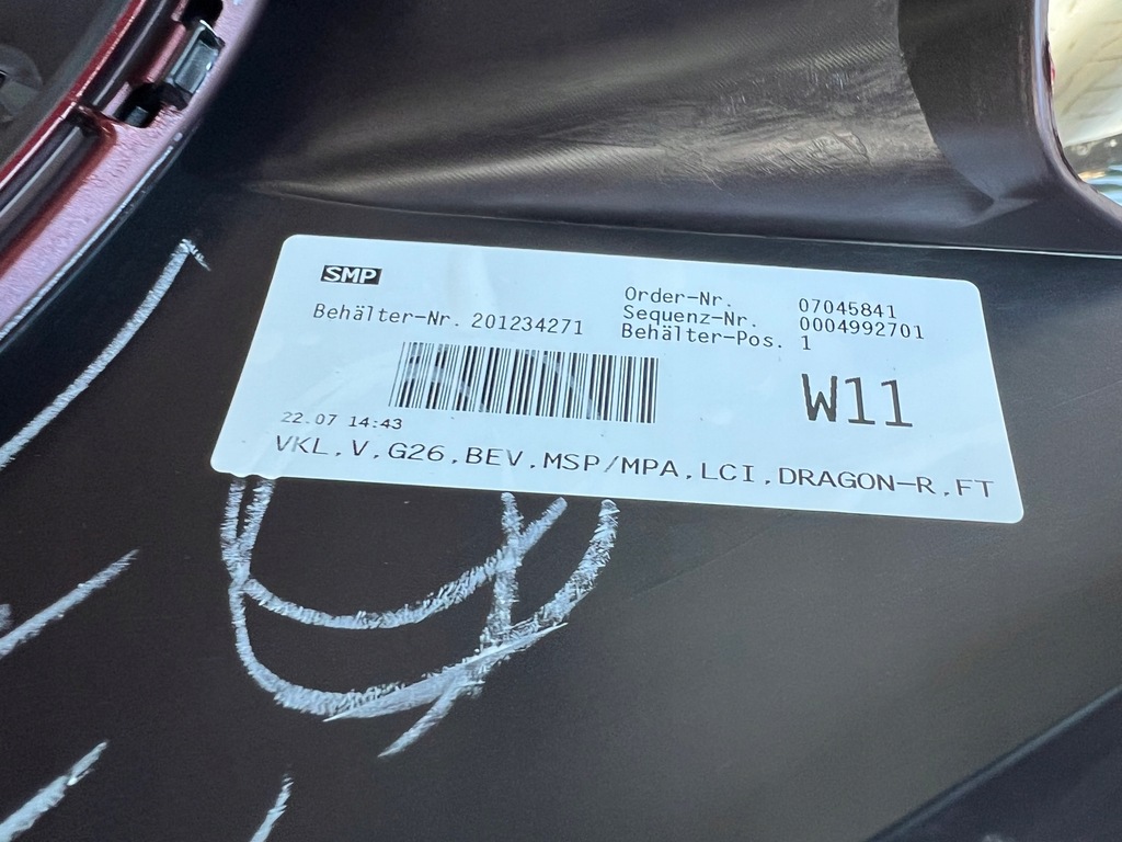 фото №16, Бампер перед передний bmw i4 g26 m набор цвет c68