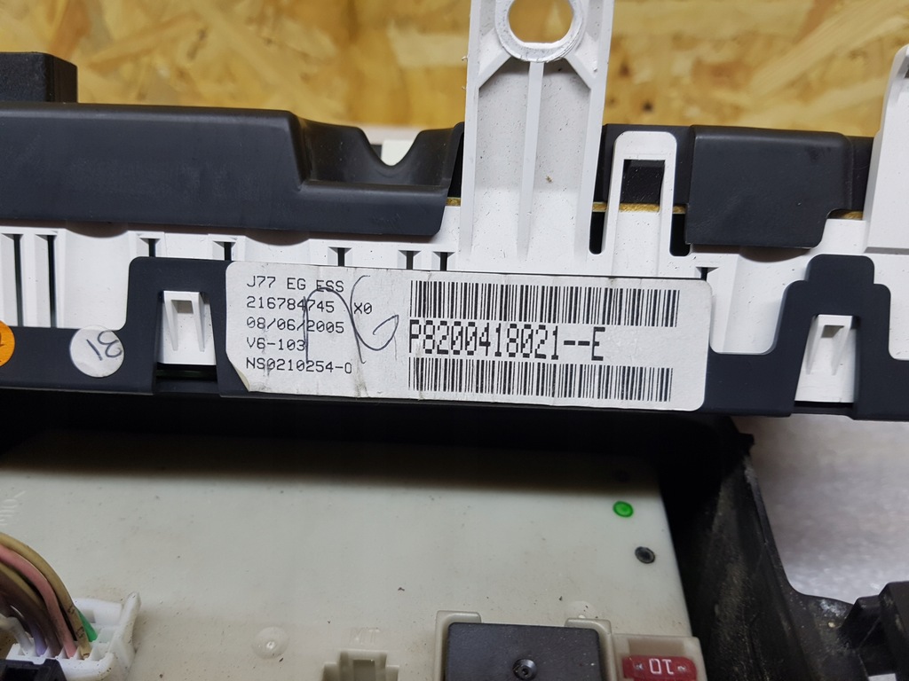 фото №10, Renault modus 1.2 b набір стартовий імобілайзер блок керування замок 8200414422