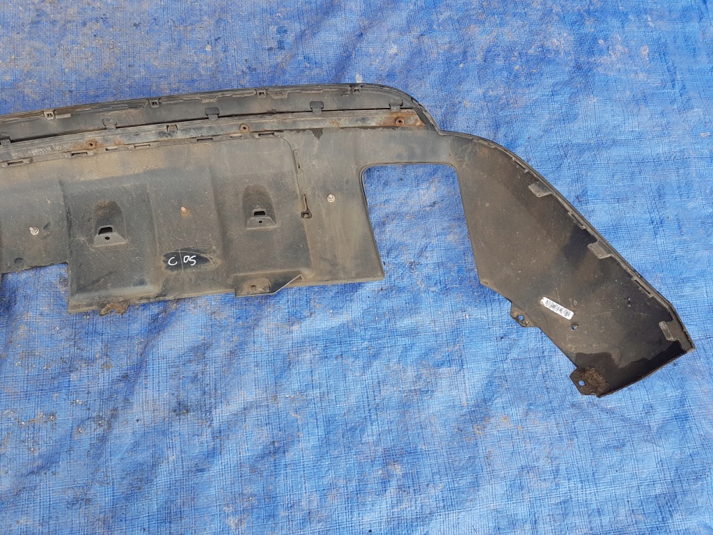 фото №15, Накладка молдинг диффузор бампера задняя mercedes ml w164