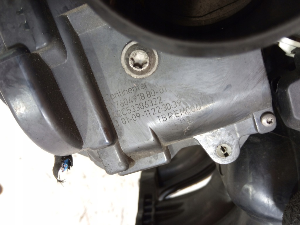 фото №6, Citroen ds3 колектор всмоктуючий дросельна заслінка 1.6 thp