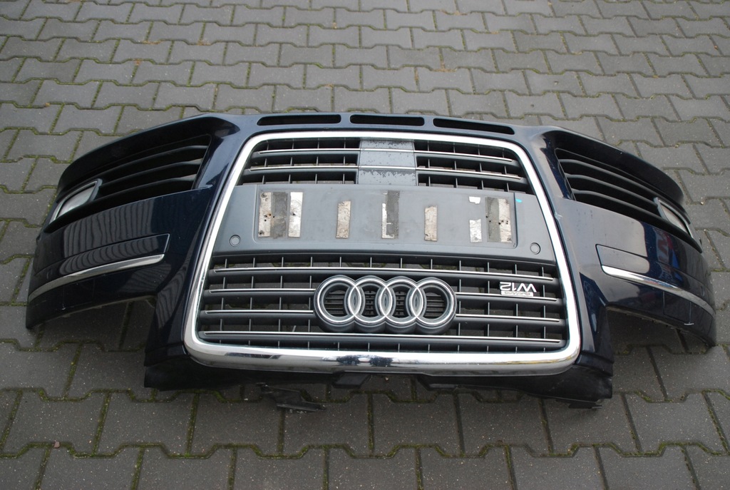 фото №16, Бампер перед kompletny передний s8 w12 audi a8 d3 lift pdc омыватель радар