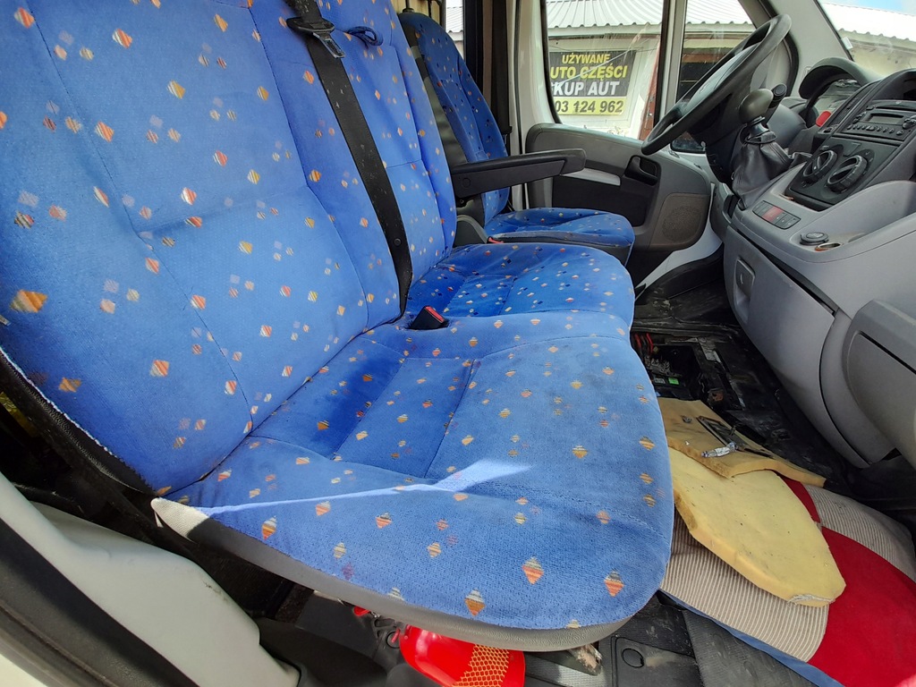 фото №6, Citroen jumper iii сиденье пассажира двойной правый