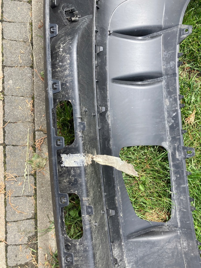 фото №9, Mercedes eqc w293 amg dół бампера диффузор спойлер