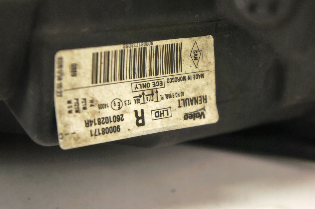 фото №6, Nm077 dacia lodgy лампа фара правый перед