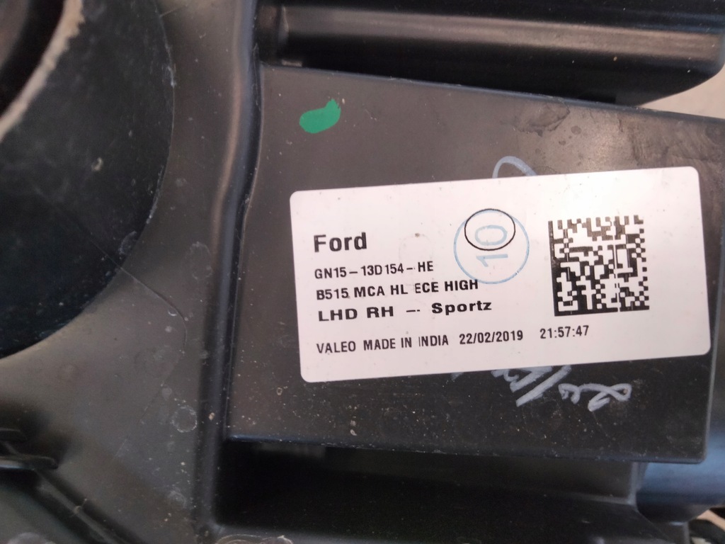 фото №6, Ford ecosport 17- лампа права перед передня ксенон czarna led gn1513d154he