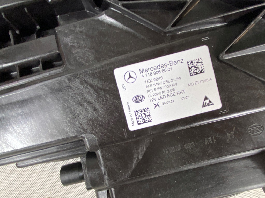 фото №8, Mercedes cla lift 118 w118 led performance лампы фары nowe полный