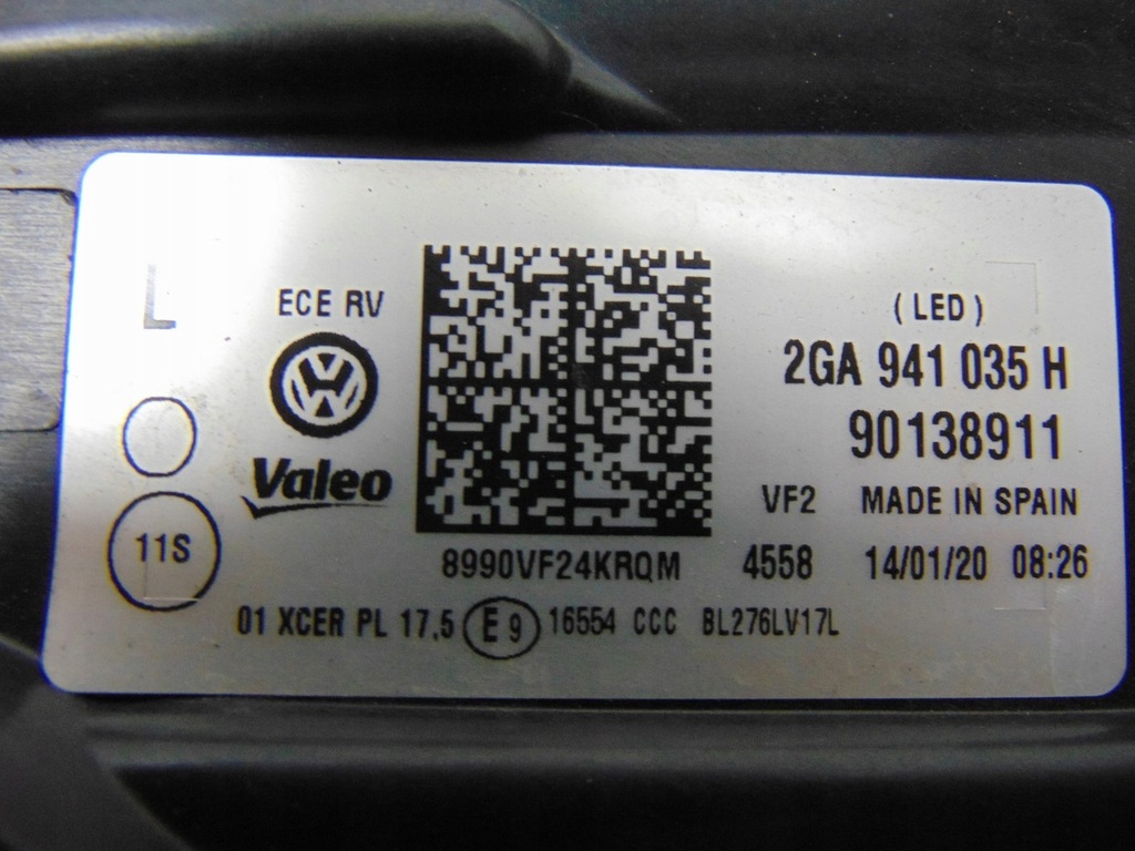 фото №16, Лампа левая full led vw t-roc 2ga941035h europa