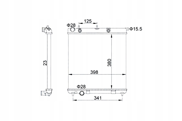 фото №2, Magneti marelli 350213153700 радиатор, система охлаждение двигателя