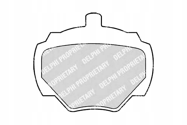 фото №2, Комплект тормозных колодок тормозных delphi rtc3164 gbp266