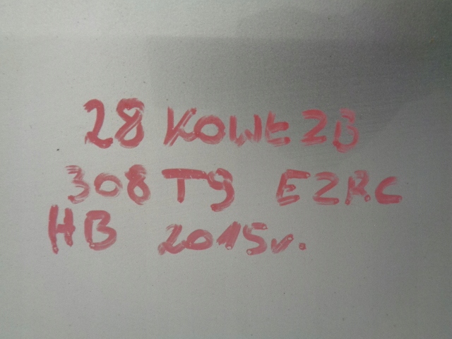 фото №14, Peugeot 308 ii t9 hb кришка багажника задня ezrc