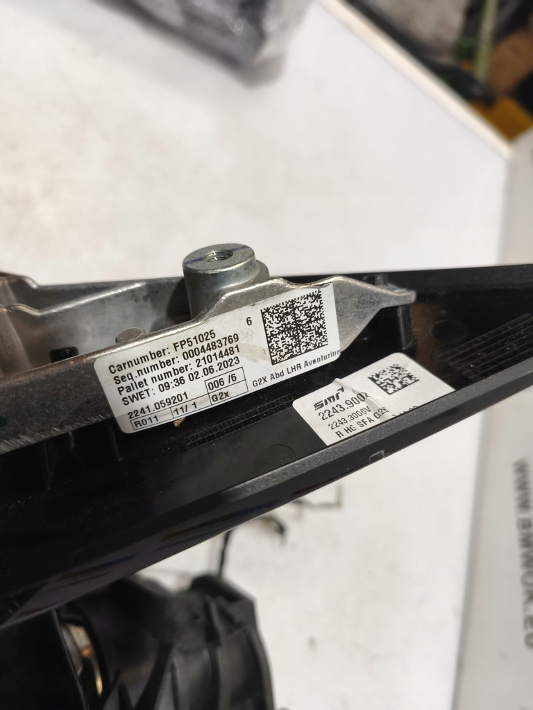 фото №15, Bmw 4' g26 зеркало каркас левая 5 pin 5a3db15 5a3dd21