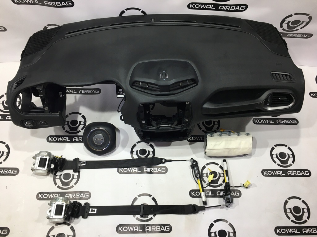 фото №2, Jeep renegade приборная панель консоль подушка безопасности подушки безопасности ремни оригинал демонтаж