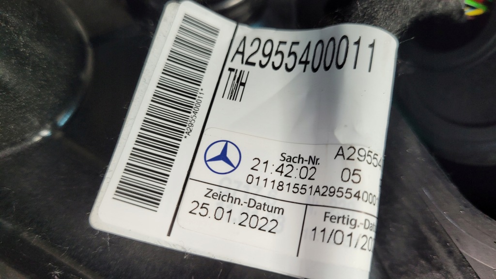 фото №10, Mercedes eqe w295 350+ 23r дверь правое задняя a2957325200