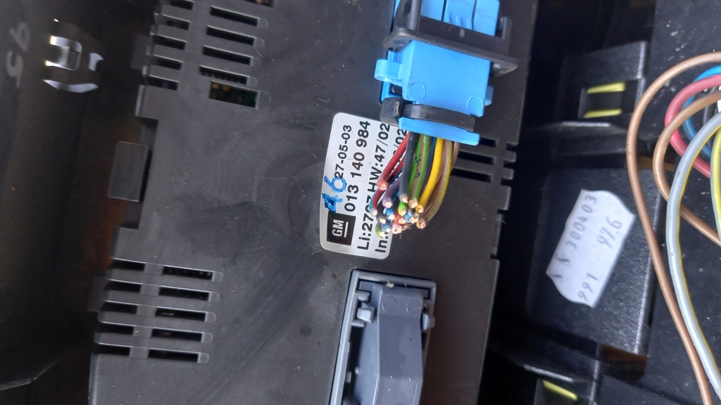 фото №6, Панель обдув opel zafira a 2.2dti 03r 24439584