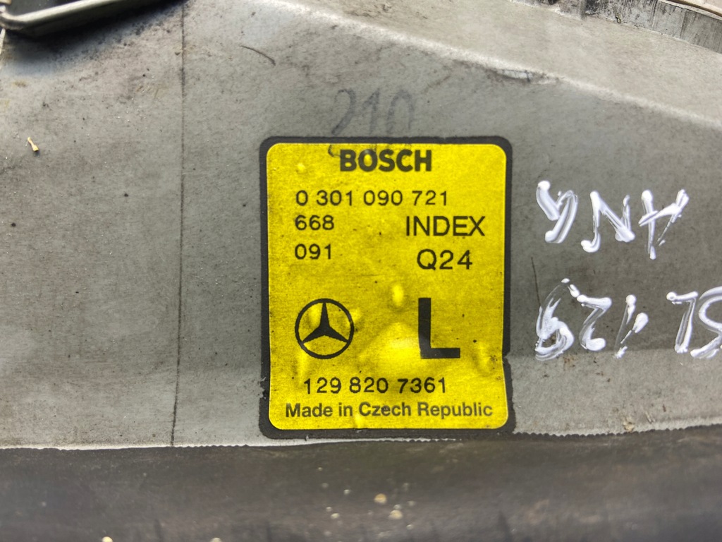 фото №12, Mercedes sl r129 w129 фара левый лампа левая a1298207361 bosch ang