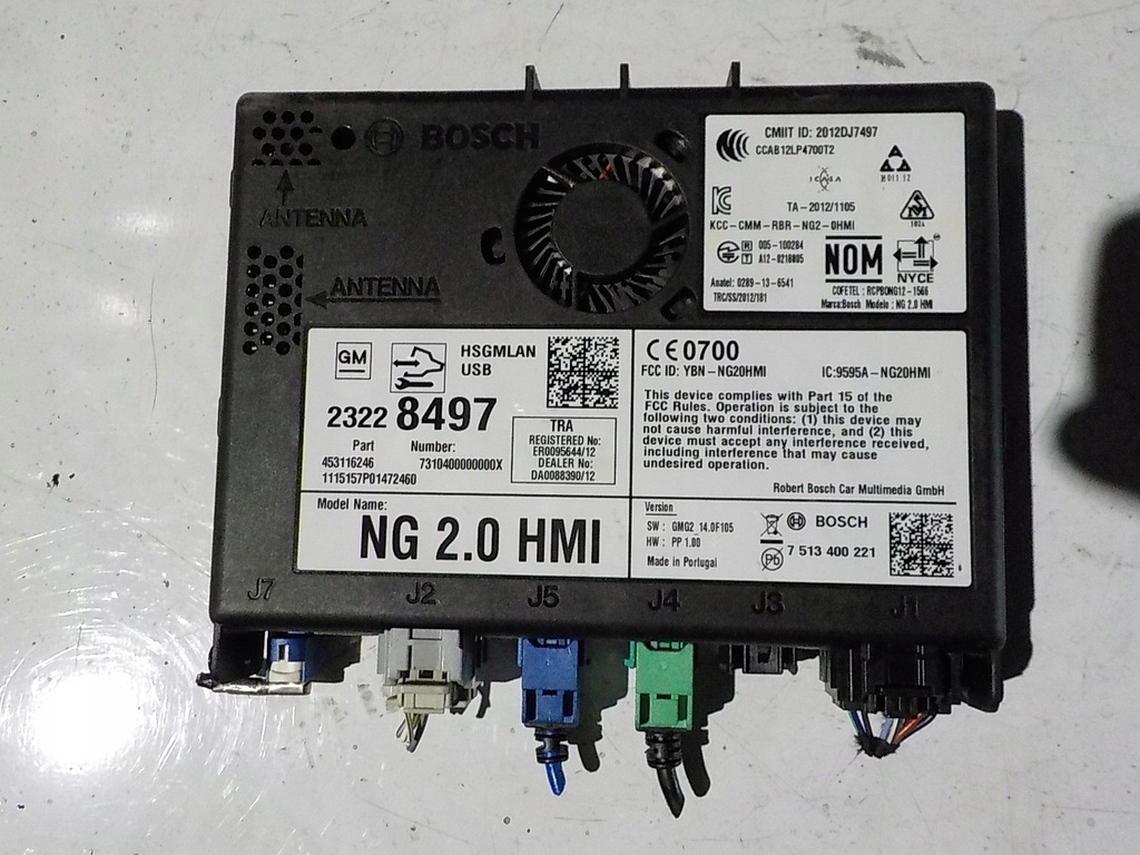 фото №1, Opel insignia модуль блок управления навигация 23228497