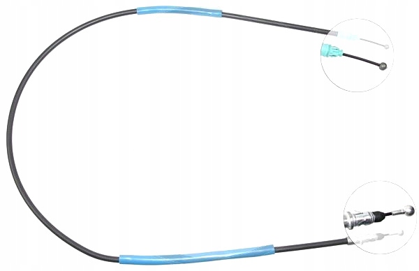фото №1, Трос гальма ручного nissan primastar 01- права