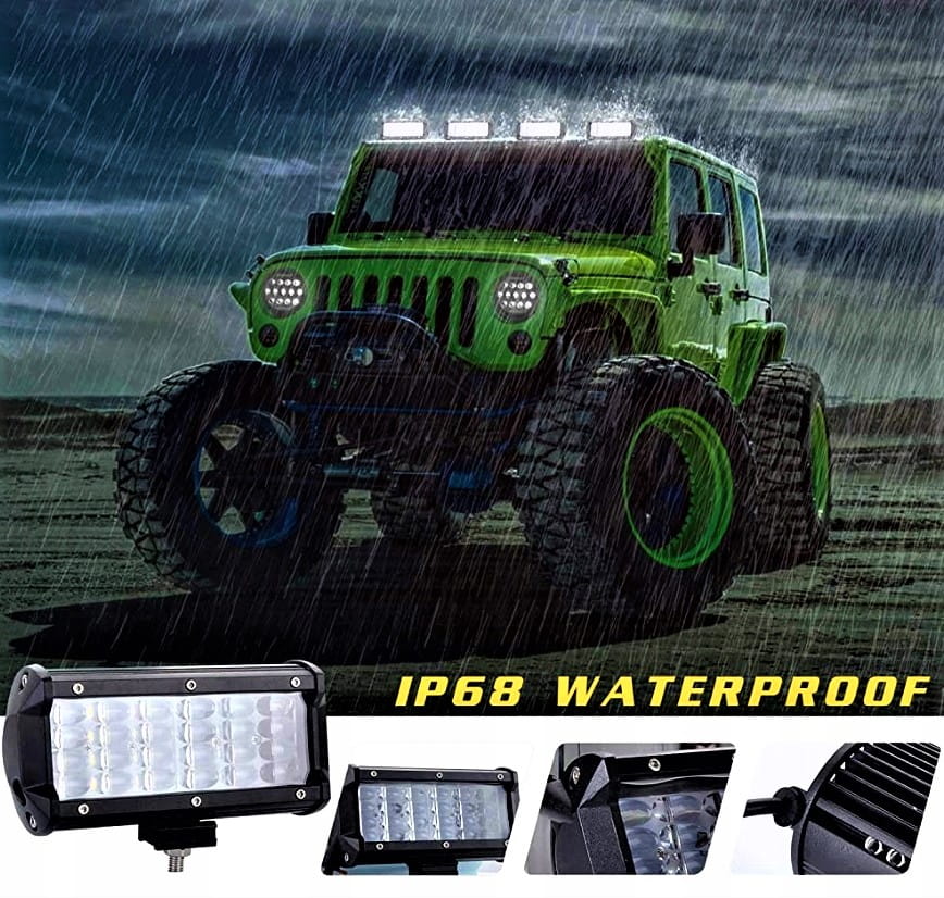 фото №16, Лампа led панель протитуманна фара 360w daf man scania volvo