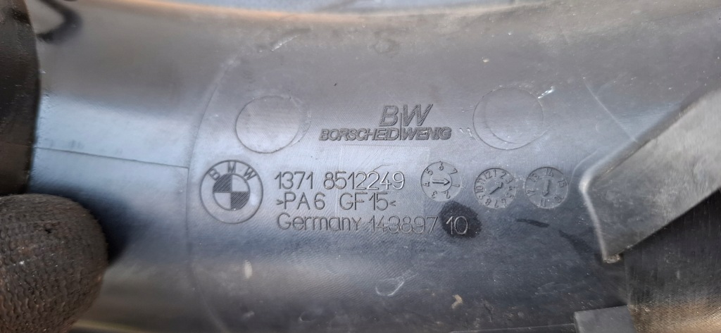 фото №8, Bmw x3 f25 x4 f26 труба впуск воздухозаборник воздуха резонатор 8512249 7812946