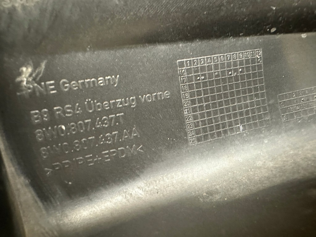 фото №13, Бампер перед audi rs4 b9 8w0 решітка 8w0807437t