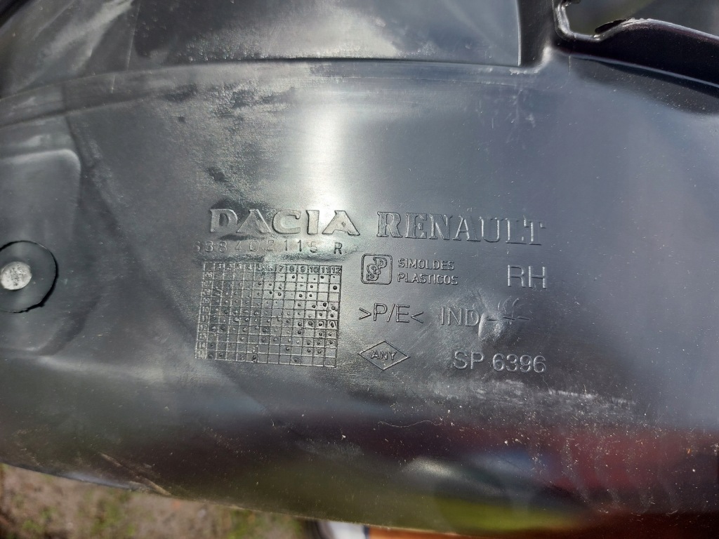 фото №4, Подкрылок передние dacia logan i nowe оригинал правое