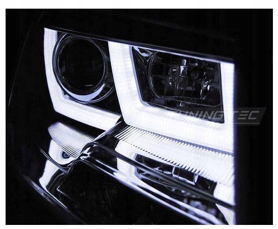 фото №5, Лампи фари nowe vw t5 10-15 black led drl
