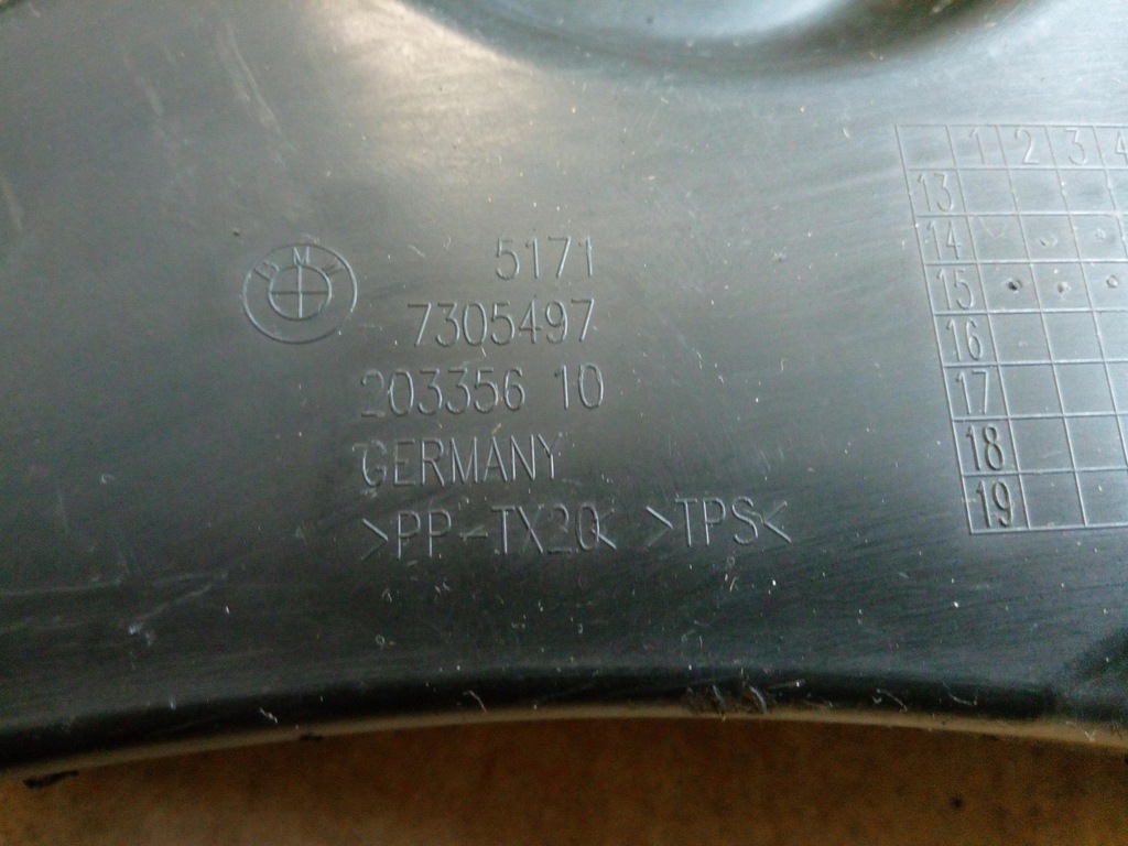 фото №9, Жабо защита жабо жёлоб bmw 2 f45 51717305497 oryg.