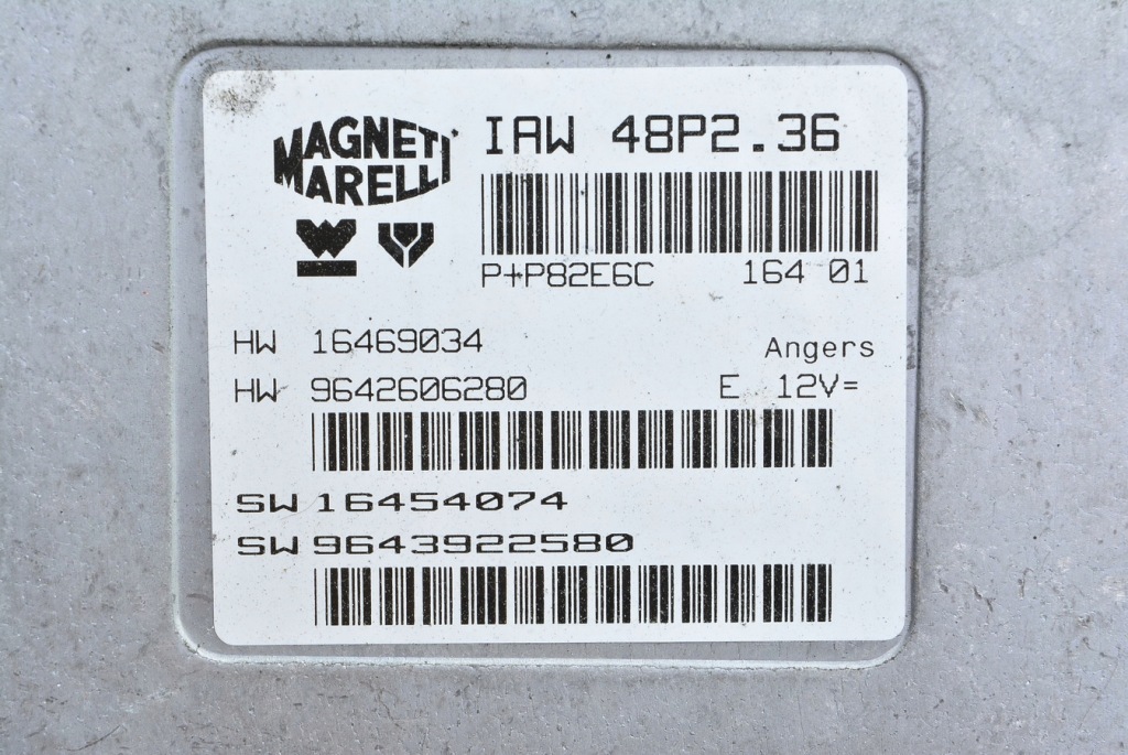 фото №4, Бортовий комп'ютер peugeot 307 iaw 48p2.36 9642606280
