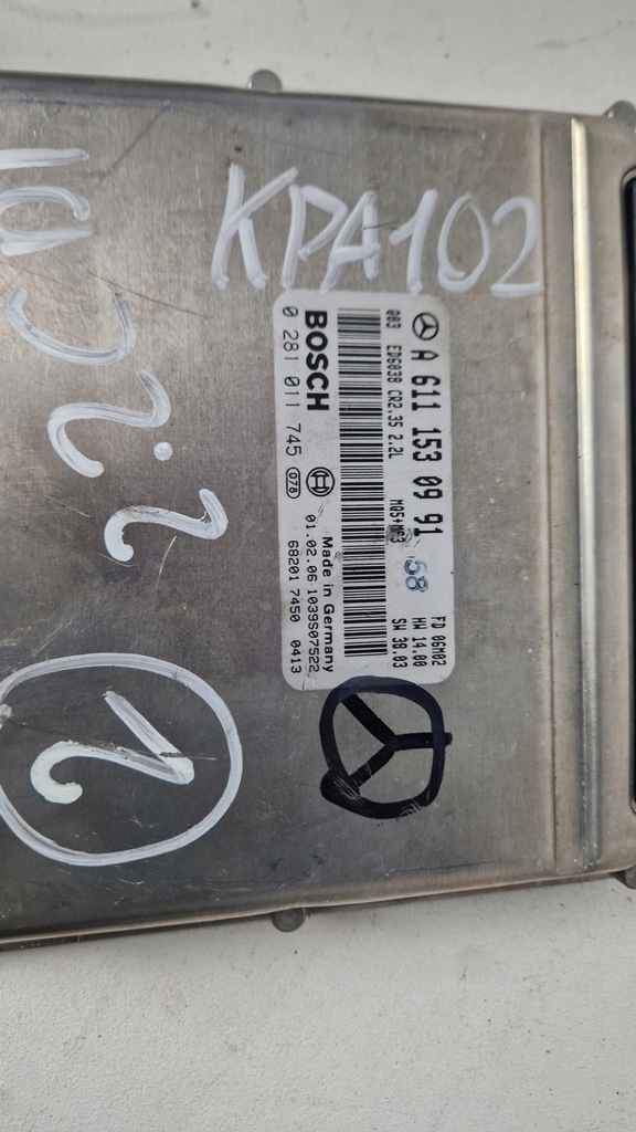 фото №11, Sprinter 2.2 бортовий комп'ютер набір стартовий 0281011745