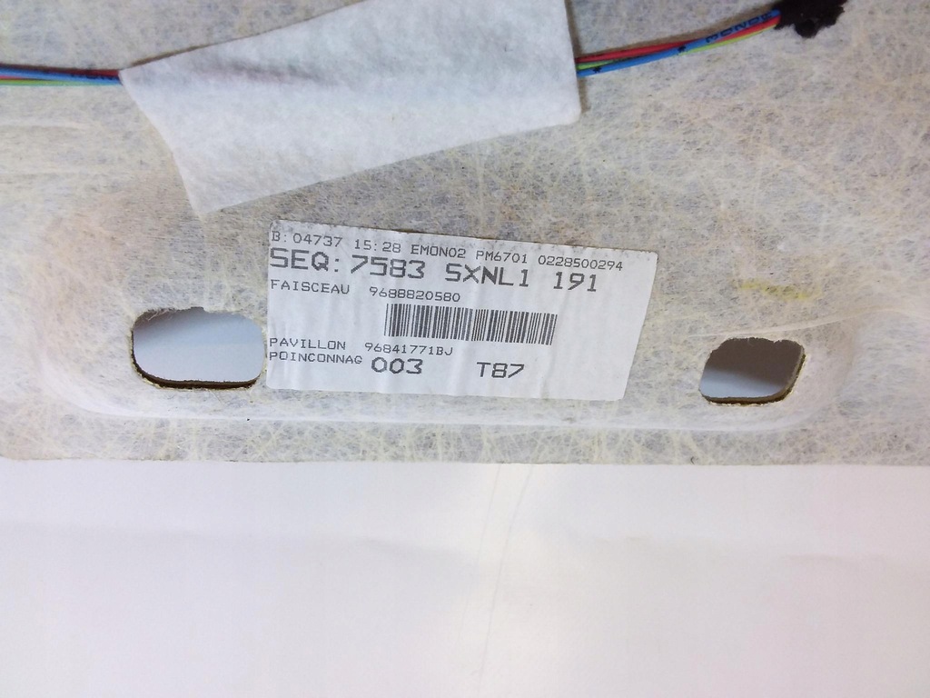 фото №12, Peugeot 5008 потолок панорама ручки